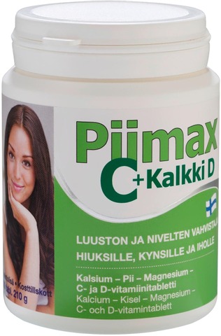 Piimax C + Kalkki D Calcium-Silicon-Magnesium-C- and D-Vitamin Tablets 300 Tabl